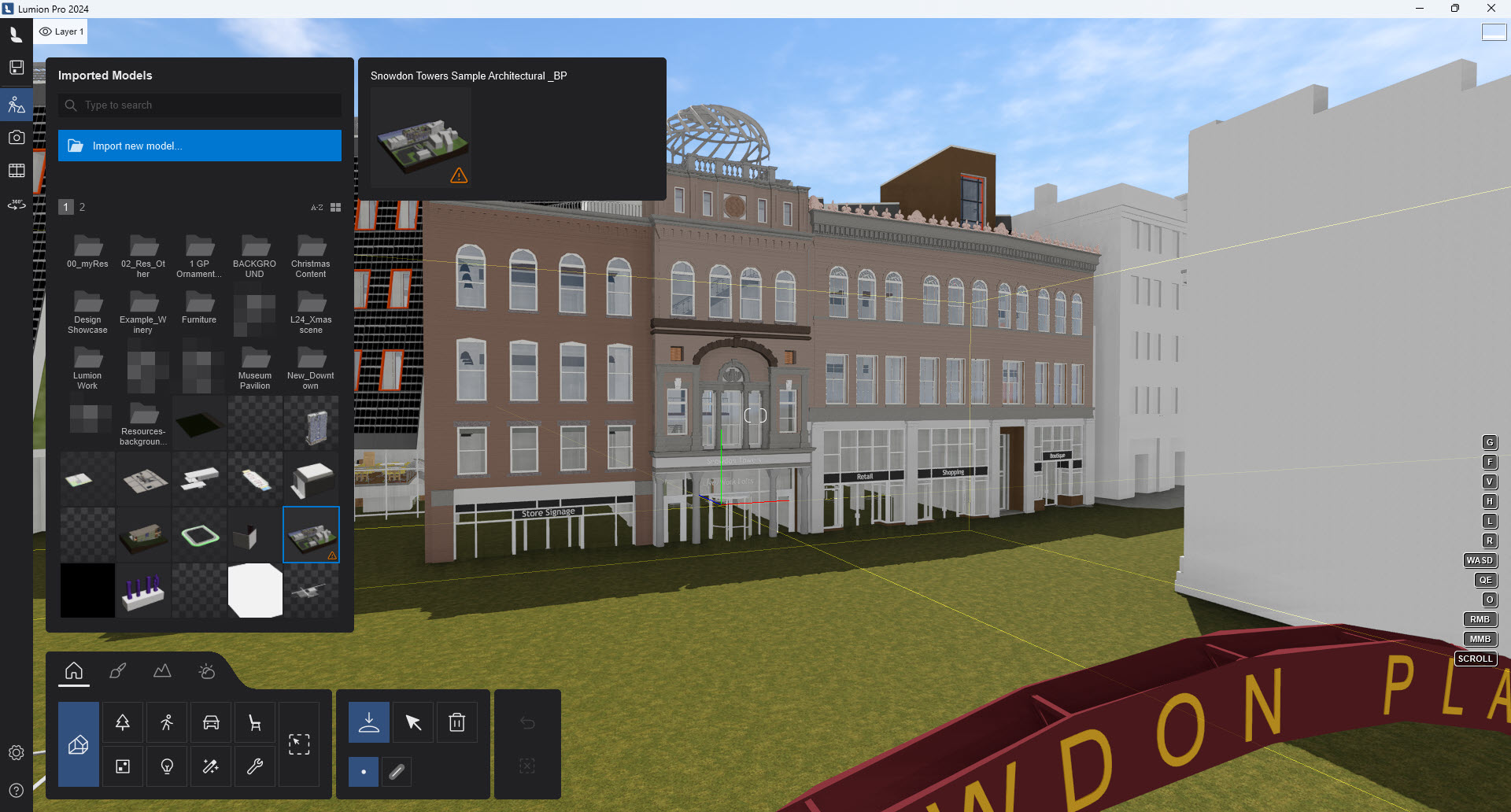 Build Mode - model imported using BasePoint.jpg