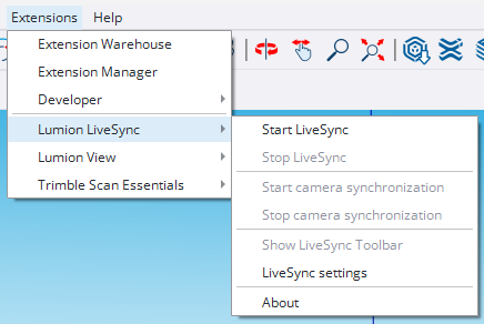 Menu Lumion LiveSync with subMenu.png