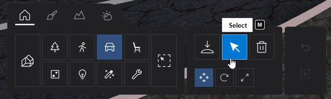 Scene Inspector _Swtrich to Select Mode.jpg