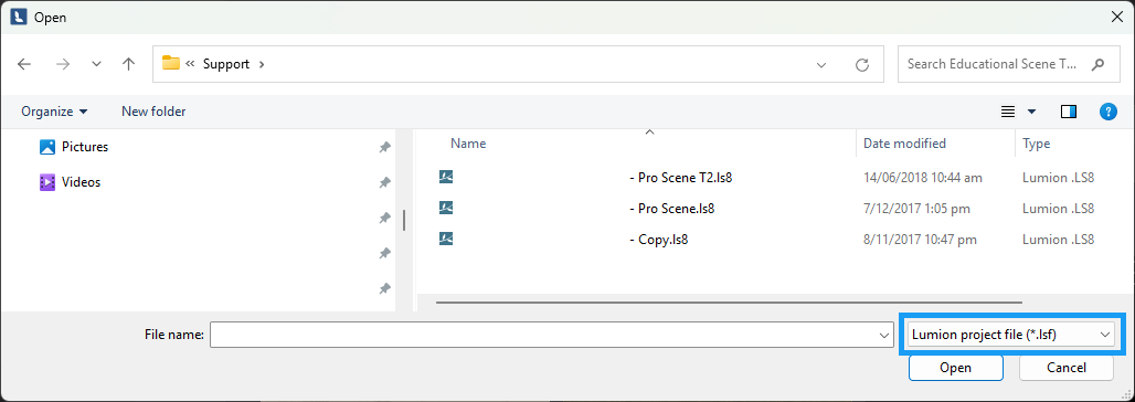 Lumion 2025-Load old Project files LS.png