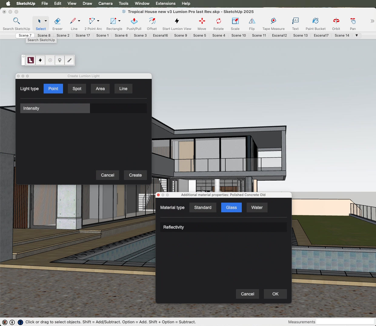 LView-Skp-Mac _TRoolBarEditor and Tools-Mats and Lights.jpg