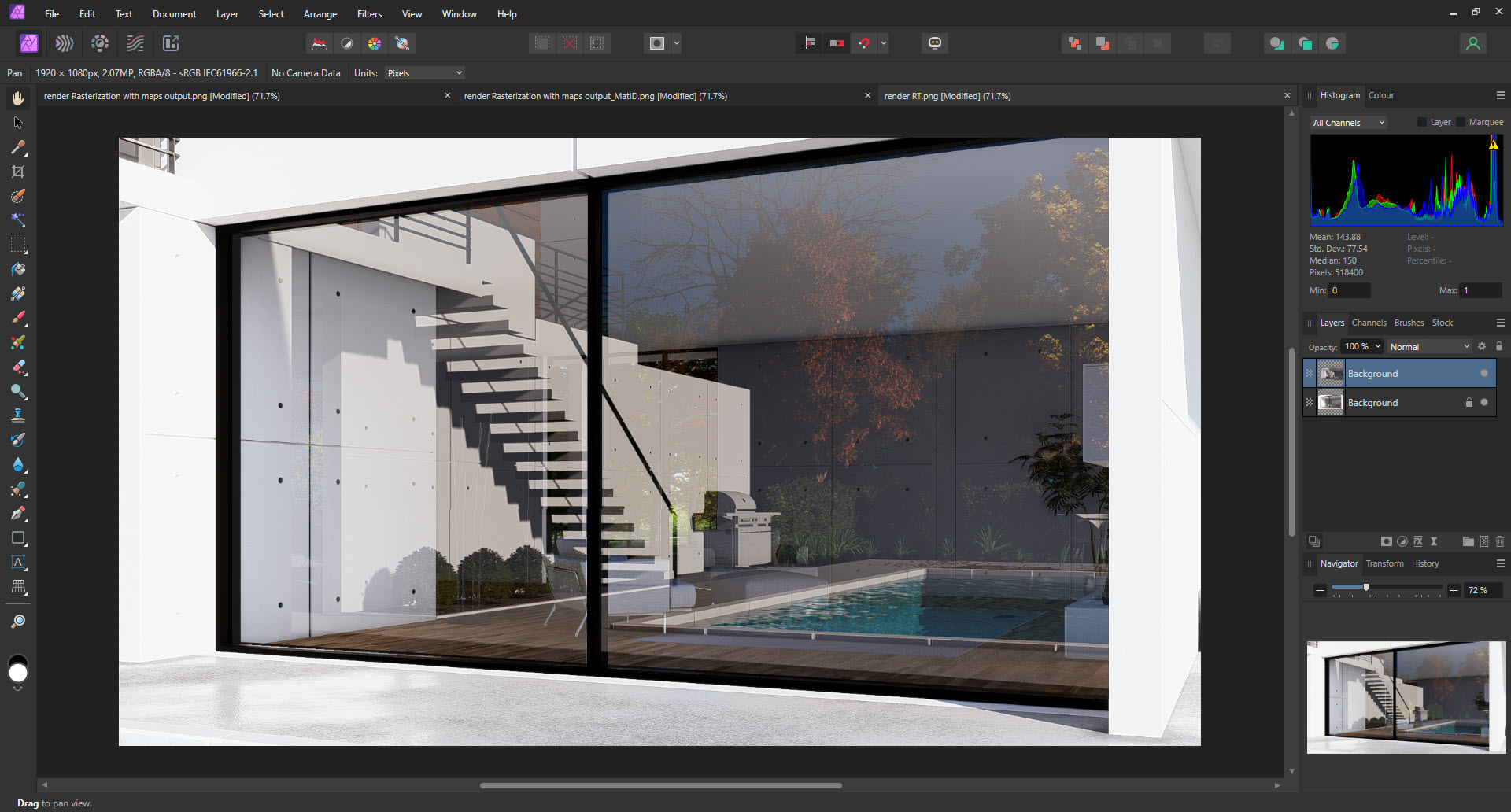 paste in the selection fomr the Rasterization render.jpg